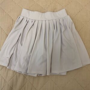 White skirt